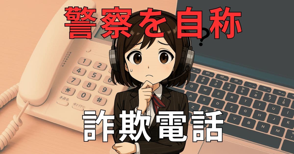 07085378096【ニセ警察官／出頭要請】詐欺電話に注意！